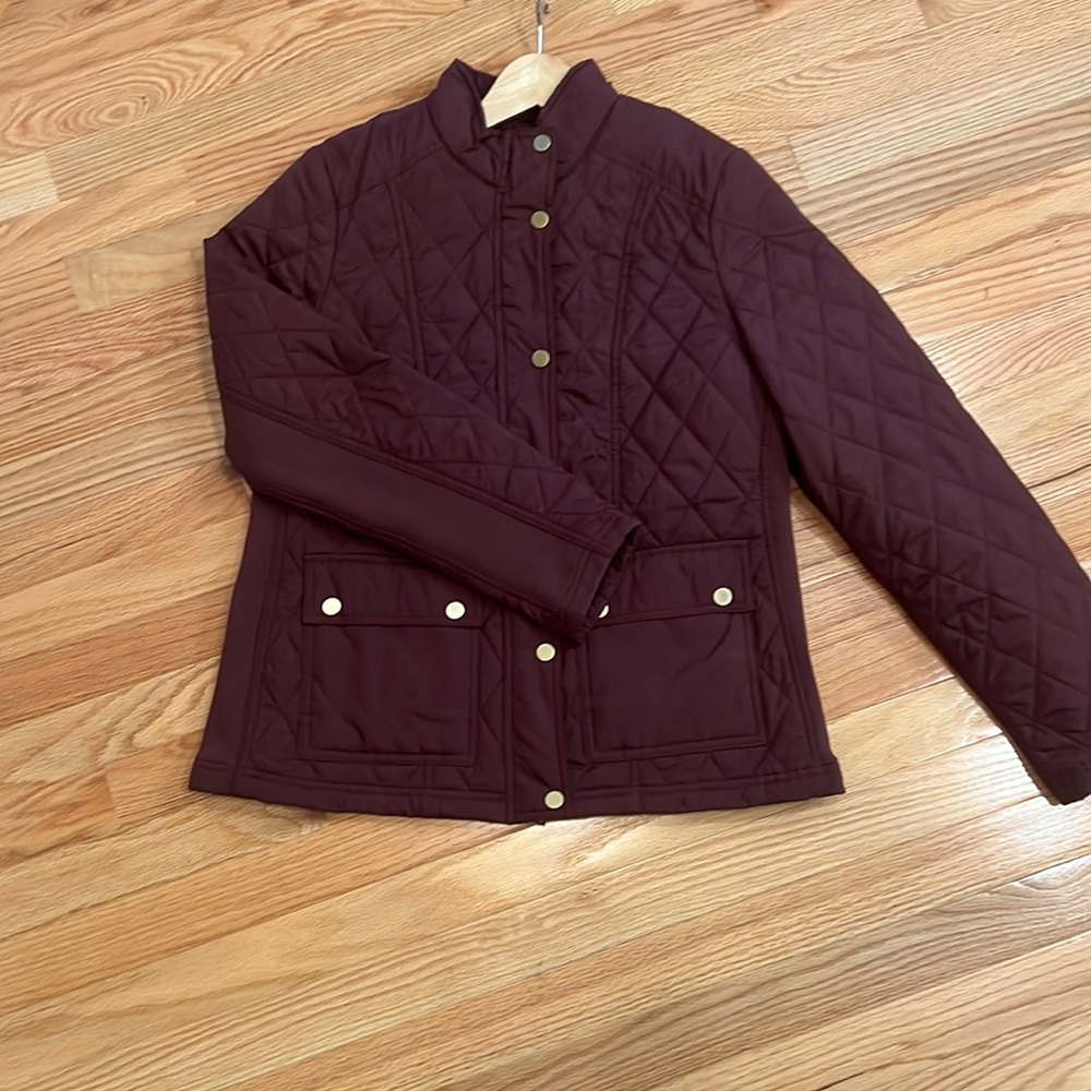 Burgundy jacket